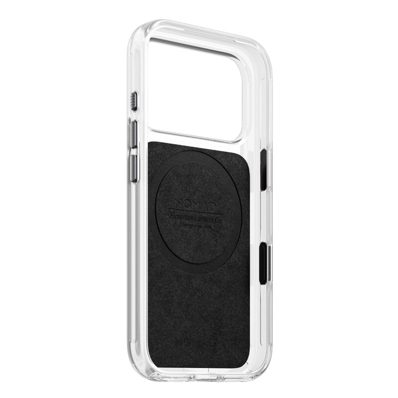 Clear Leather Case Horween iPhone 18 Pro Black
