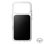 Clear Leather Case Horween iPhone 18 Pro Black