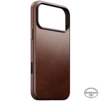 Traditional Horween Leather Case iPhone 18 Pro Max Rustic Brown