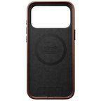 Traditional Horween Leather Case iPhone 18 Pro Max Rustic Brown