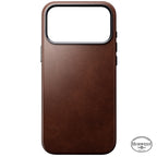 Traditional Horween Leather Case iPhone 18 Pro Max Rustic Brown