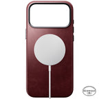 Traditional Horween Leather Case iPhone 18 Pro Max Burgundy