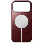 Traditional Horween Leather Case iPhone 18 Pro Max Burgundy