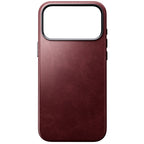 Traditional Horween Leather Case iPhone 18 Pro Max Burgundy