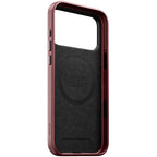 Traditional Horween Leather Case iPhone 18 Pro Max Burgundy
