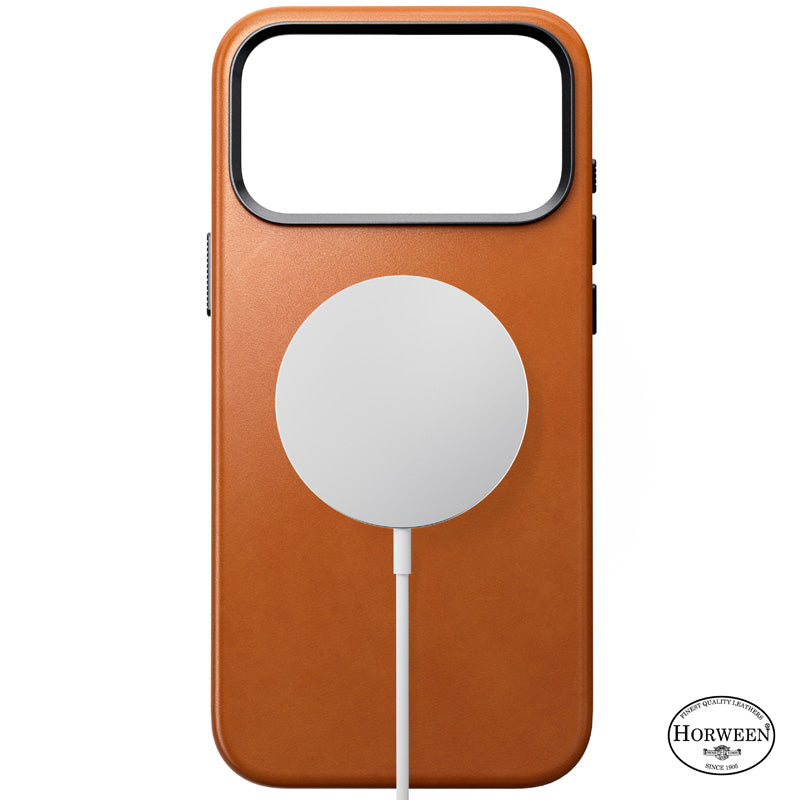 Traditional Horween Leather Case iPhone 18 Pro Max Saddle