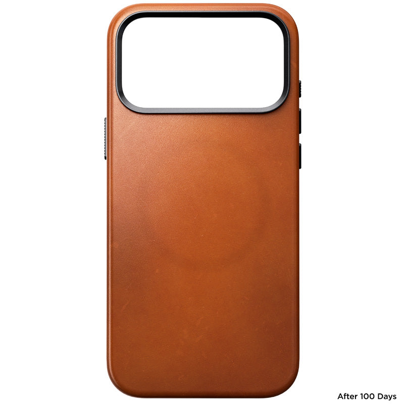 Traditional Horween Leather Case iPhone 18 Pro Max Saddle