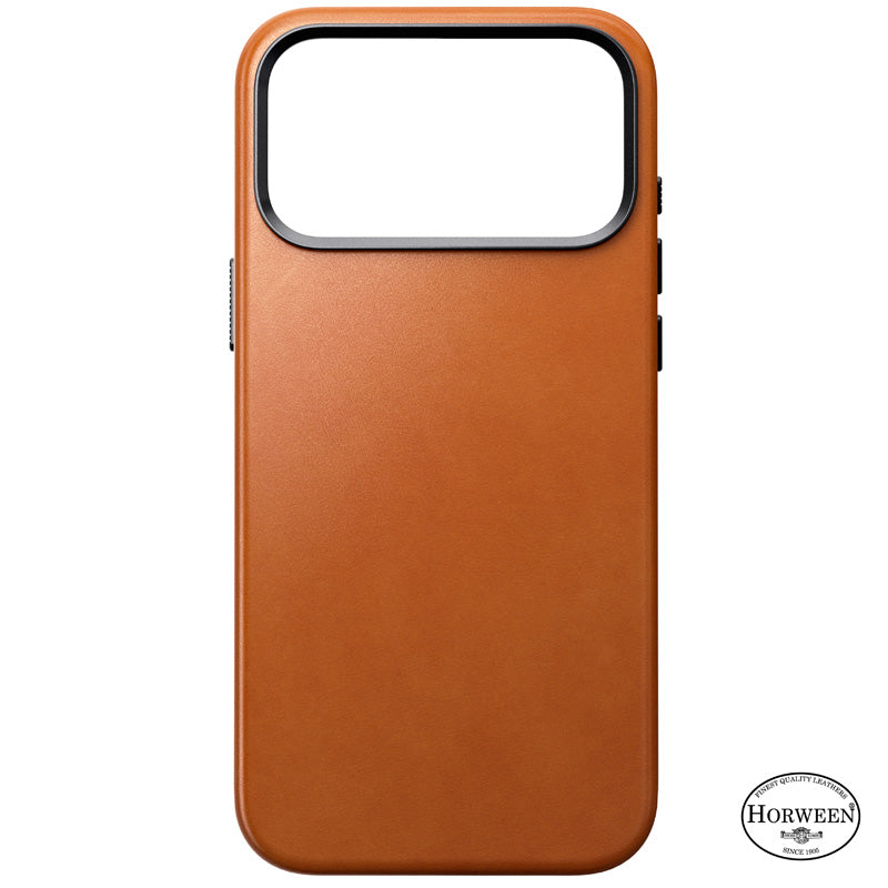 Traditional Horween Leather Case iPhone 18 Pro Max Saddle