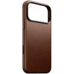Nomad Traditional Leather Case iPhone 18 Pro Max Rustic Brown
