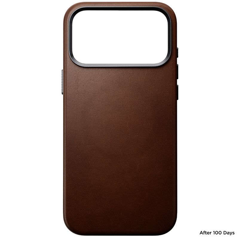 Nomad Traditional Leather Case iPhone 18 Pro Max Rustic Brown