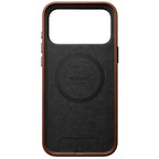 Nomad Traditional Leather Case iPhone 18 Pro Max Rustic Brown