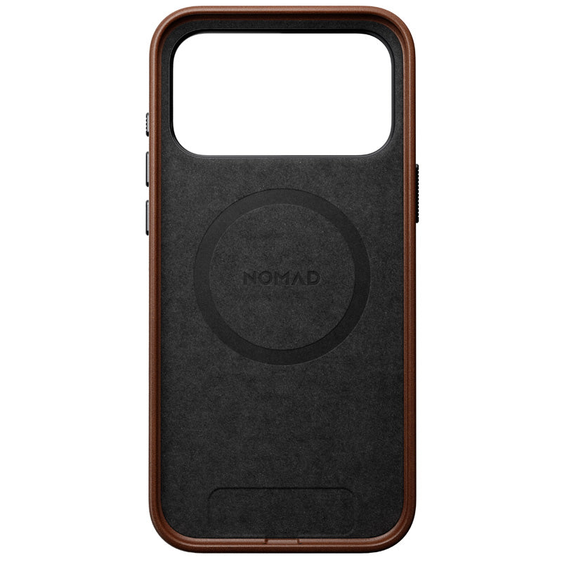 Nomad Traditional Leather Case iPhone 18 Pro Max Rustic Brown