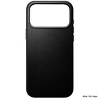 Nomad Traditional Leather Case iPhone 18 Pro Max Black