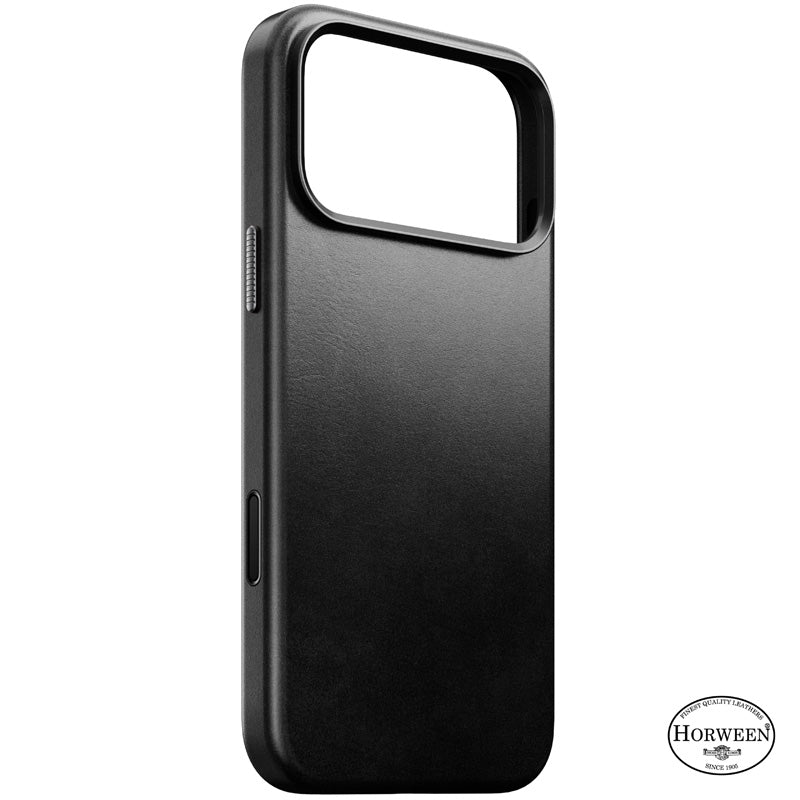 Traditional Horween Leather Case iPhone 18 Pro Max Black