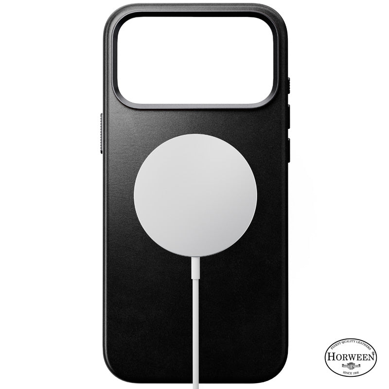 Traditional Horween Leather Case iPhone 18 Pro Max Black