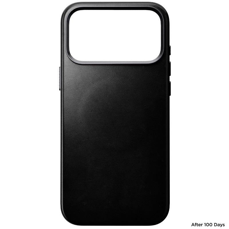 Traditional Horween Leather Case iPhone 18 Pro Max Black