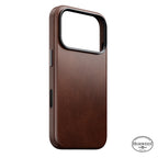 Traditional Horween Leather Case iPhone 18 Pro Rustic Brown