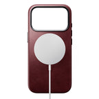 Traditional Horween Leather Case iPhone 18 Pro Burgundy