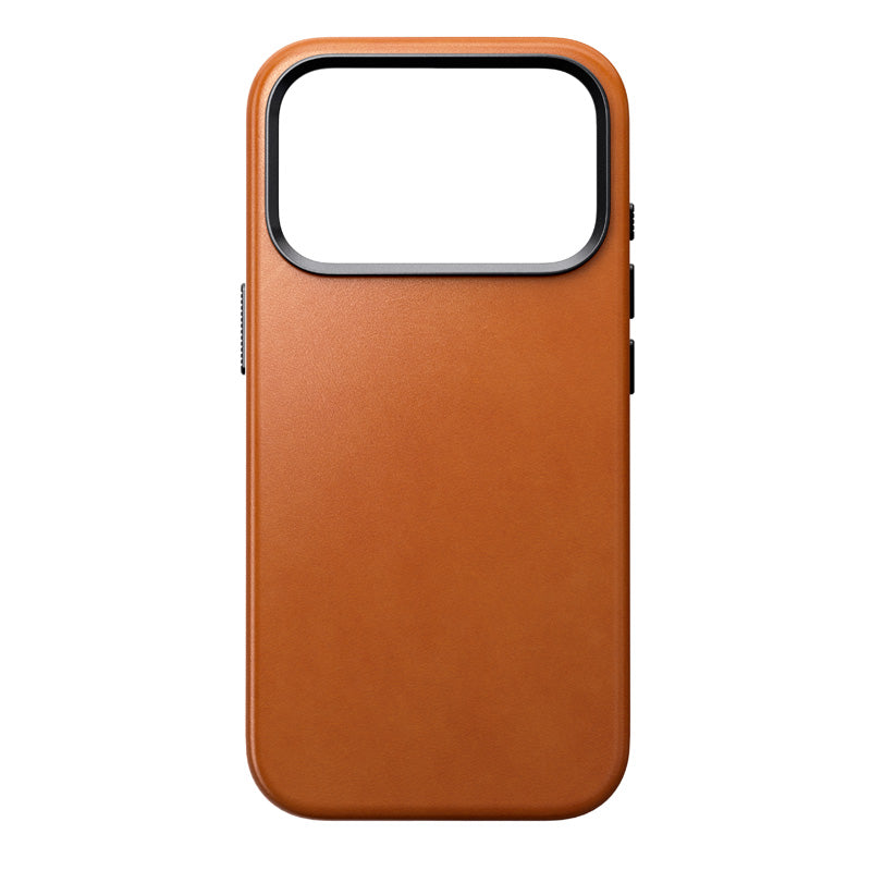 Traditional Horween Leather Case iPhone 18 Pro Saddle