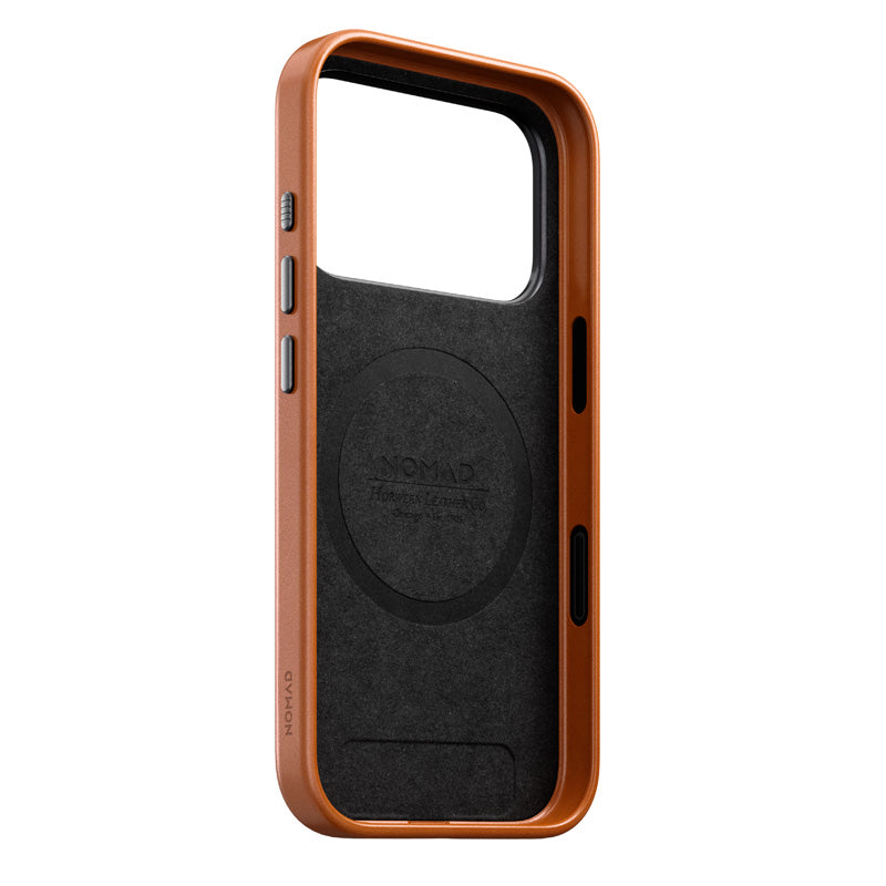 Traditional Horween Leather Case iPhone 18 Pro Saddle