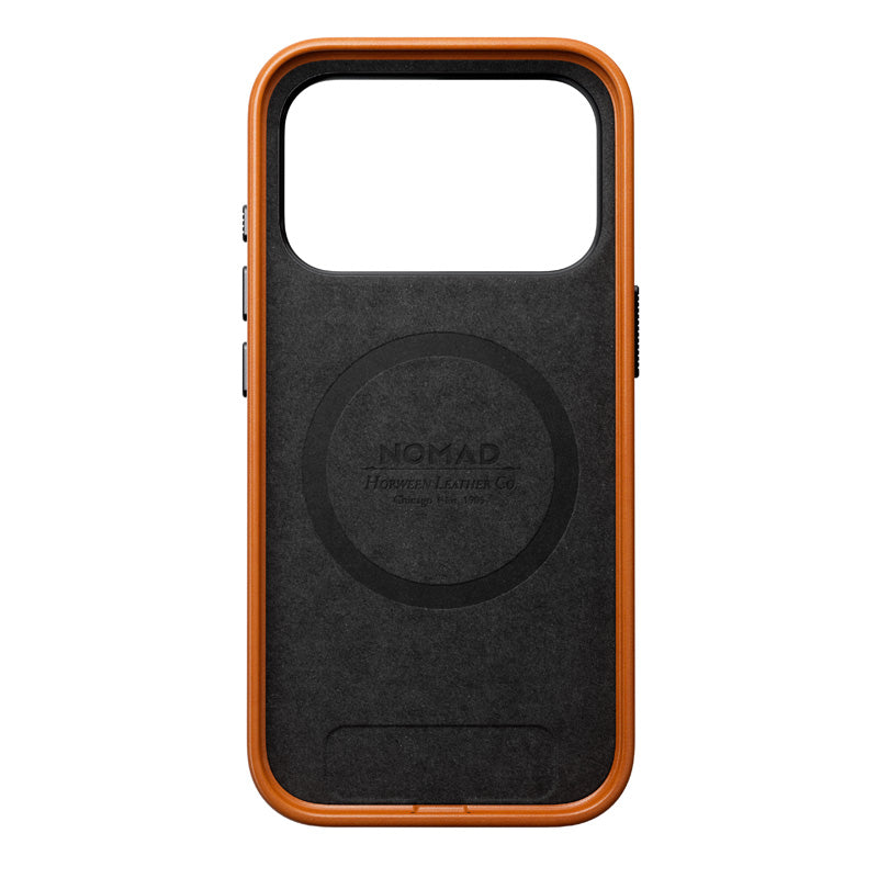 Traditional Horween Leather Case iPhone 18 Pro Saddle