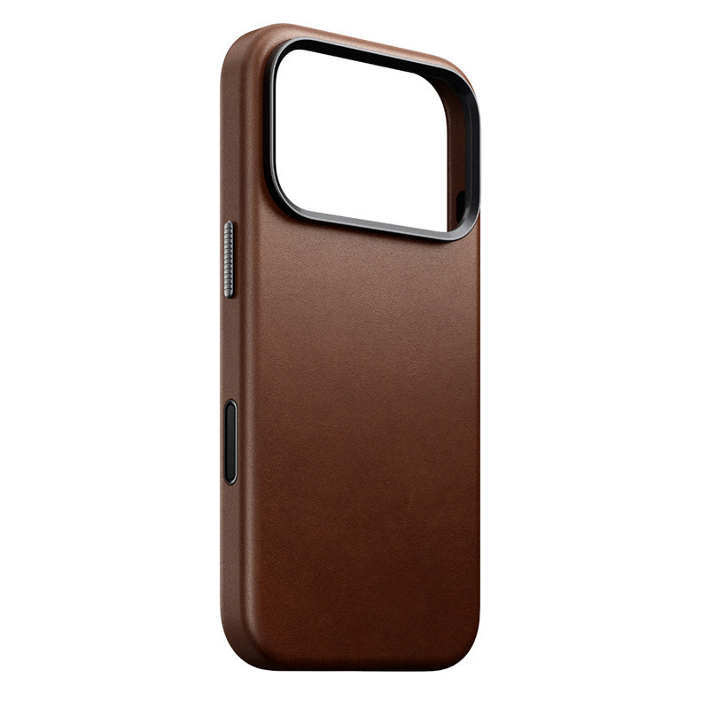 Nomad Traditional Leather Case iPhone 18 Pro Rustic Brown