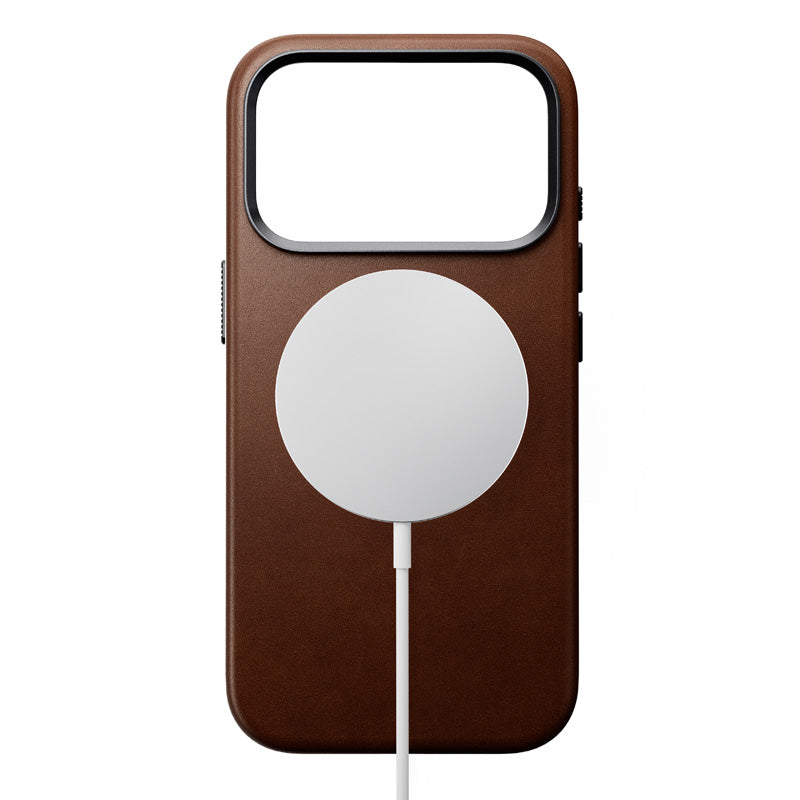 Nomad Traditional Leather Case iPhone 18 Pro Rustic Brown