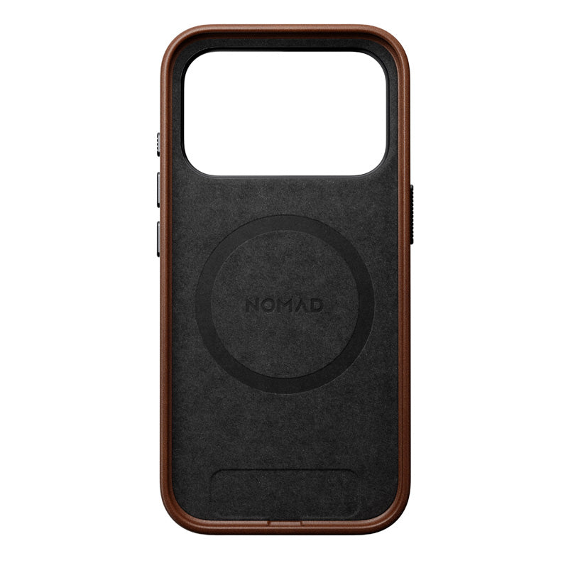 Nomad Traditional Leather Case iPhone 18 Pro Rustic Brown