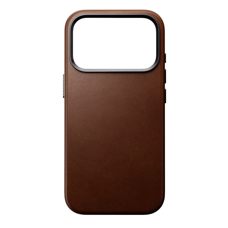 Nomad Traditional Leather Case iPhone 18 Pro Rustic Brown