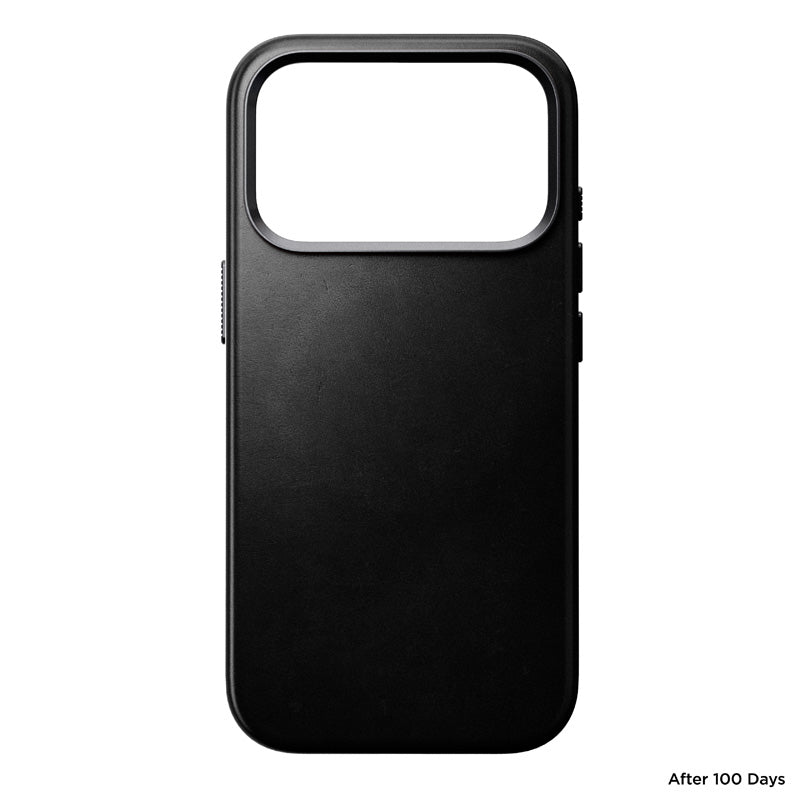 Traditional Horween Leather Case iPhone 18 Pro Black