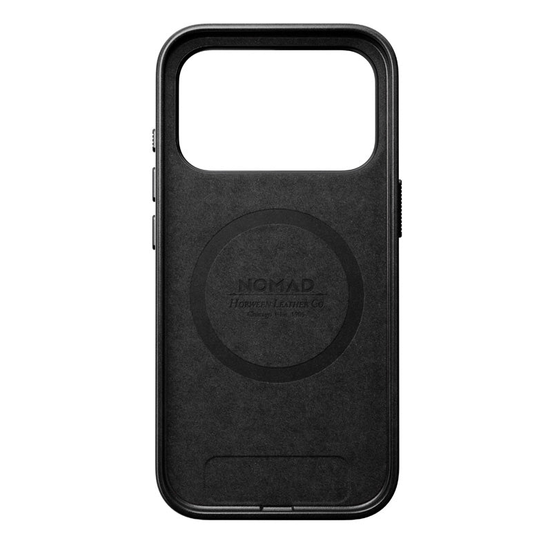 Traditional Horween Leather Case iPhone 18 Pro Black