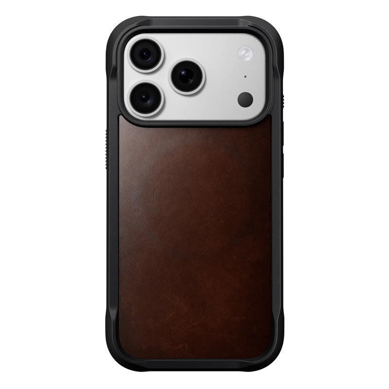Rugged Leather Case iPhone 18 Pro / 17 Pro Rustic Brown