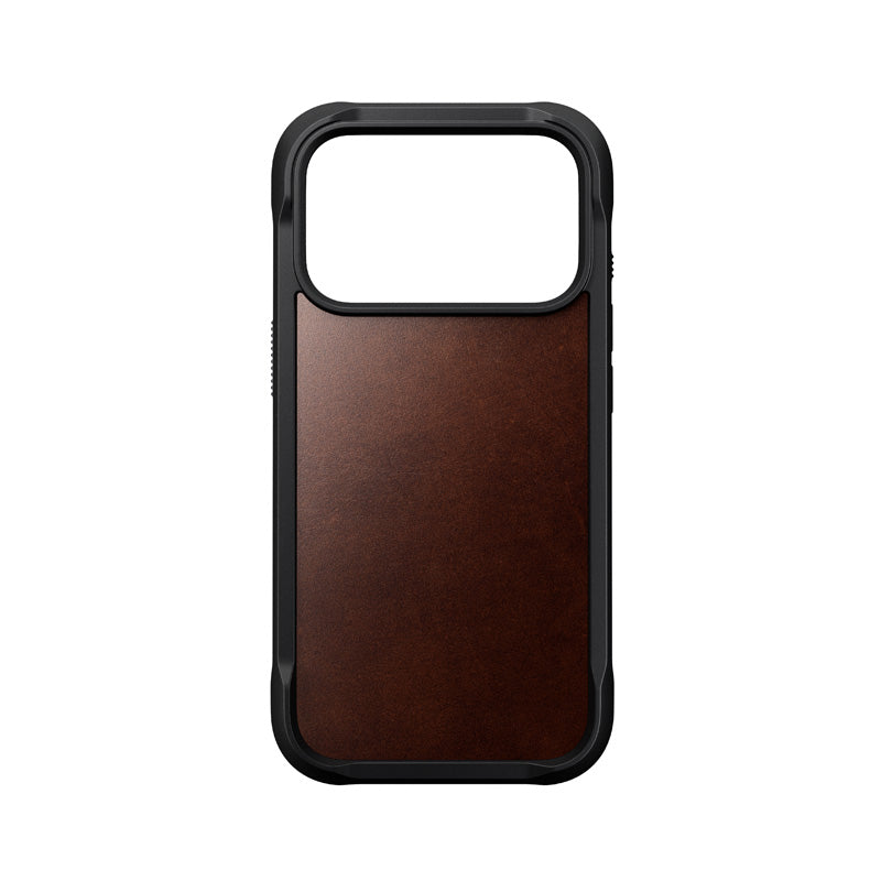 Rugged Leather Case iPhone 18 Pro / 17 Pro Rustic Brown