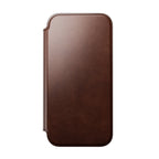 Leather Folio Modern Horween iPhone 18 Pro Max / 17 Pro Max Rustic Brown