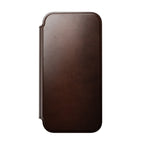 Leather Folio Modern Horween iPhone 18 Pro Max / 17 Pro Max Rustic Brown