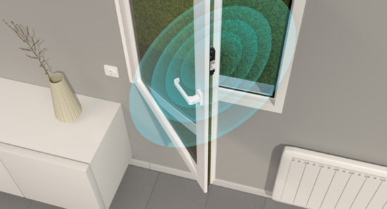 Battery-free invisible opening sensor