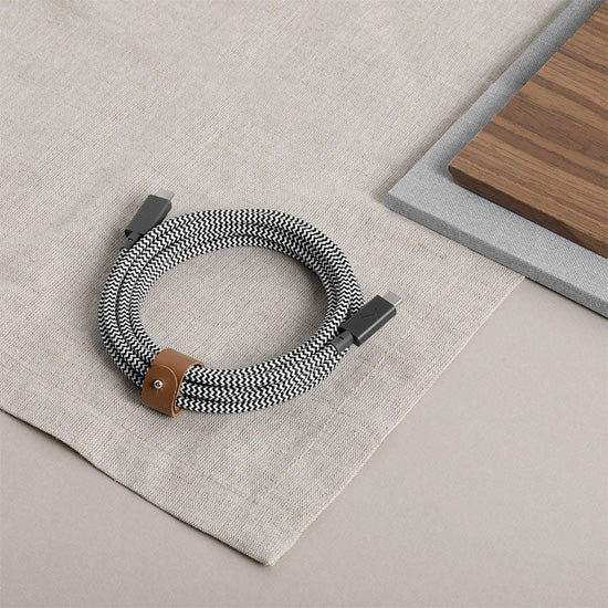 ECO Belt Cable USB-C to USB-C 240W (2.4m) Zebra