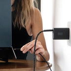 Fast GaN Charger PD 45W 1C + 1A Black
