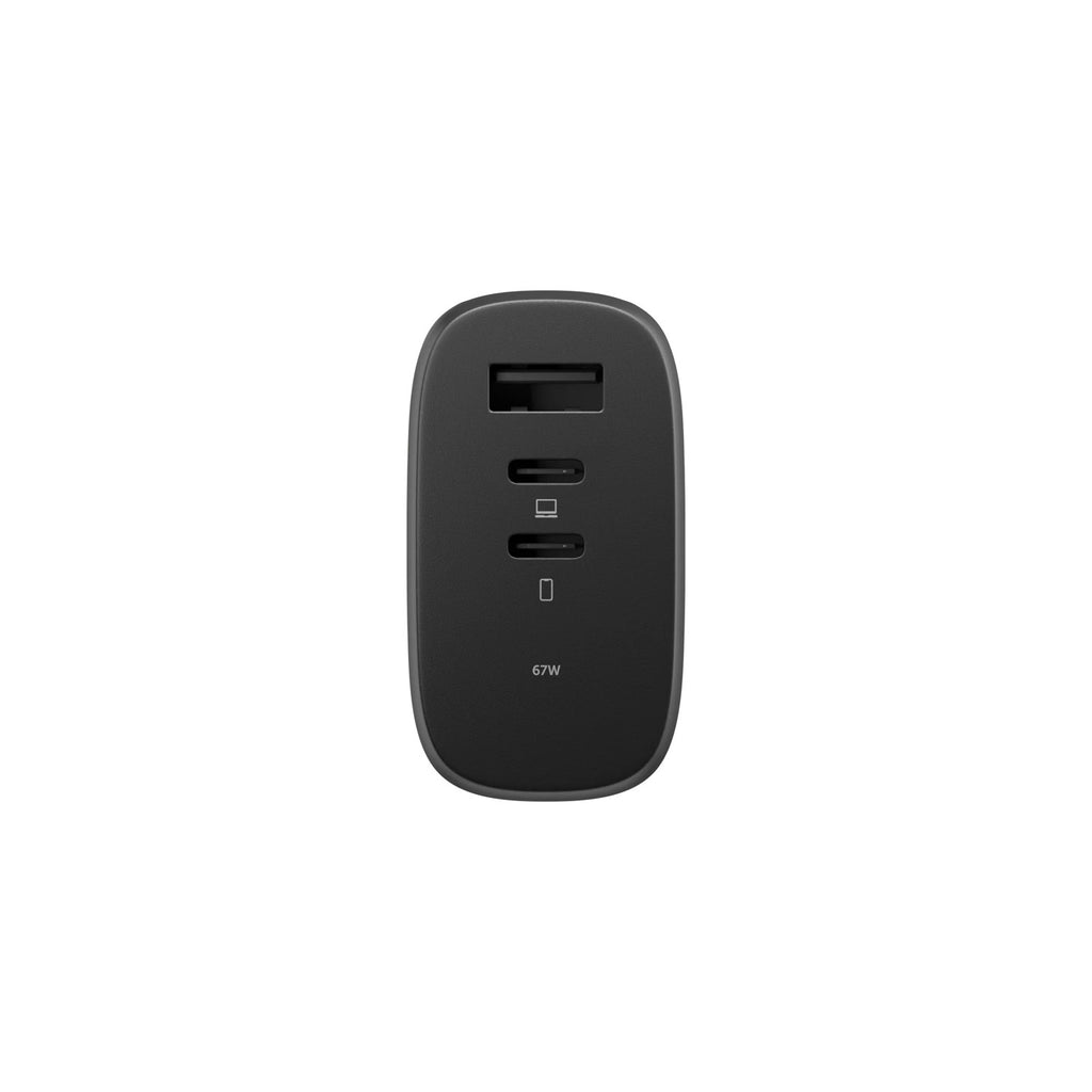 Charger Fast GaN PD 67W (3 ports) Black