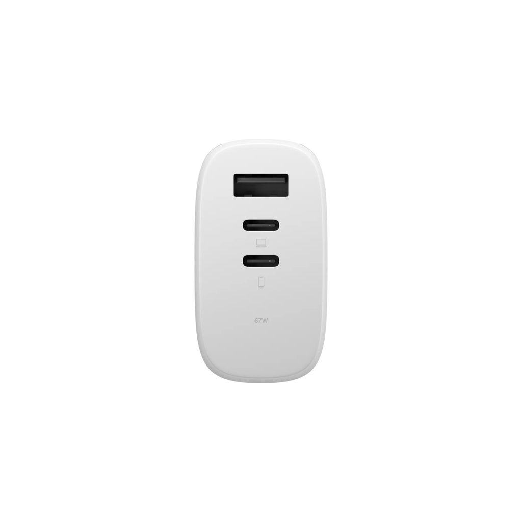 Charger Fast GaN PD 67W (3 ports) White