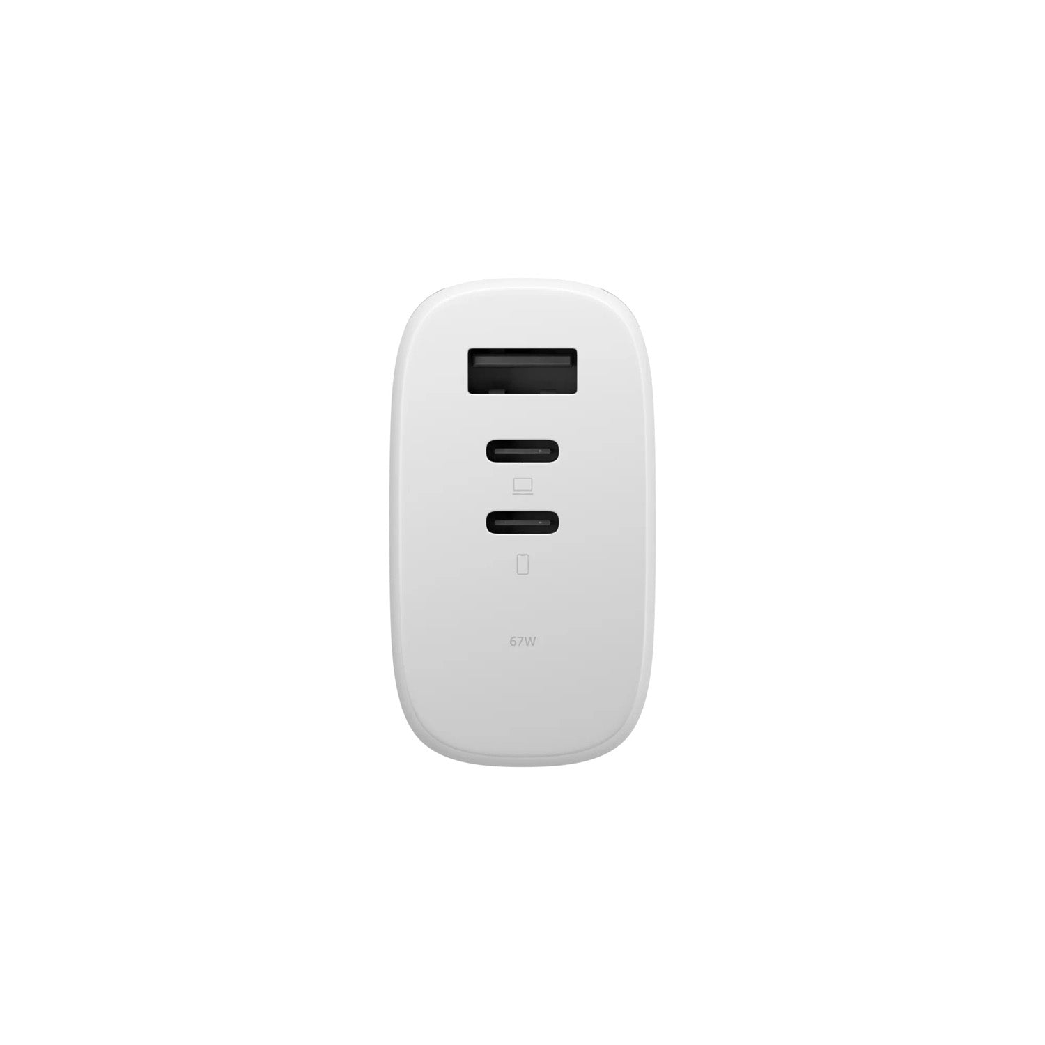 Charger Fast GaN PD 67W (3 ports) White