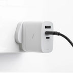 Charger Fast GaN PD 67W (3 ports) White