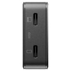 Pocket GaN 65 W USB-C Power adapter, Dual USB-C Black