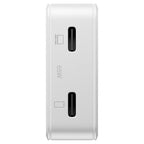 Pocket GaN 65 W USB-C Power adapter, Dual USB-C White