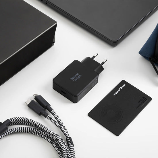 Pocket GaN 70 W USB-C Power adapter Black