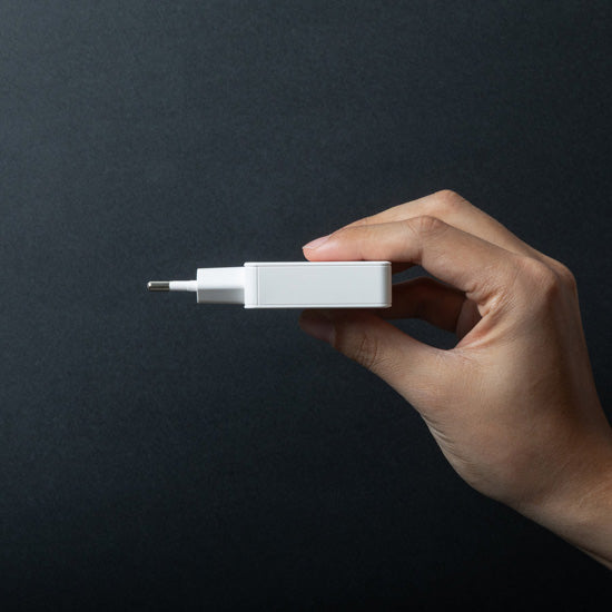 Pocket GaN 70 W USB-C Power adapter White