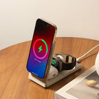 Rise 3-in-1 Qi2 Magnetic Wireless Charger Sandstone