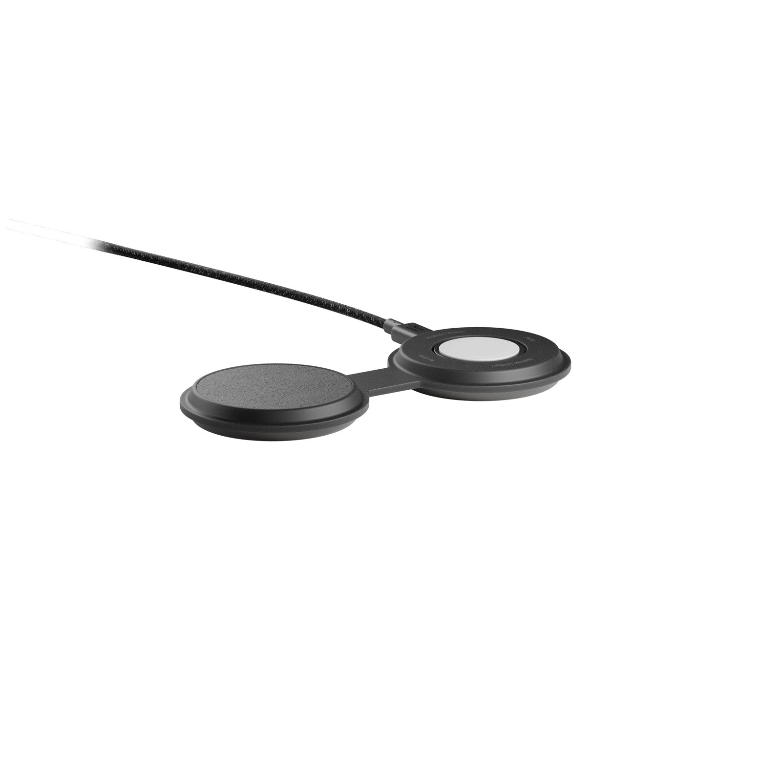 Voyage Charger sans fil 2-en-1 Qi2 Black