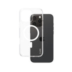 CARE™ by PanzerGlass® Urban Combat Case Transparent w. White MagSafe iPhone 16 Pro Max