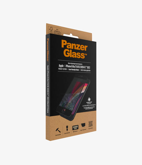 PanzerGlass iPhone 6/6S/7/8/SE (2020/2022) Black